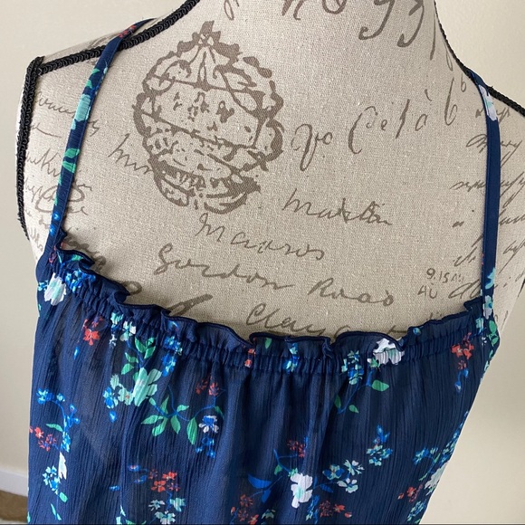 Hollister Sheer Tank Top Blouse With Cross Back - Picture 2 of 6